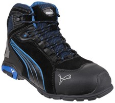 Puma Rio Mid Safety Work Boots Black 632250 Sizes 6-12 S3 Toecap & Midsole