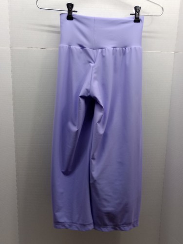 NWT Girls B Dancewear 2 Piece Leotard Medium Purple Crop Top Palazzo Pants USA - Picture 3 of 11