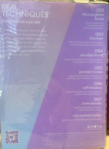 Real Techniques Limited Edition Frosted Lids Eye Set/Brand New - Picture 2 of 2