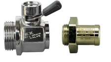 EZ Oil Drain Valve With Straight Hose Barb 14mm-1.5 Thread Oil Drain Valve