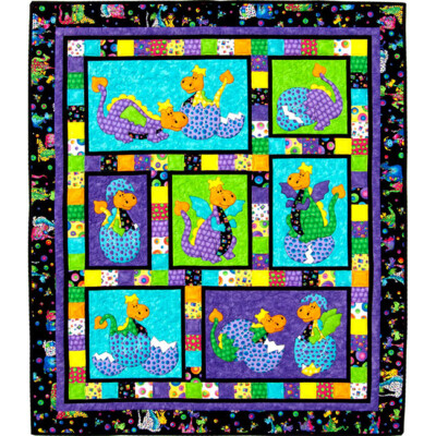 Kinder Quilts Muster - schraffiert. Applikation / Patchwork Kinder Quilt Muster