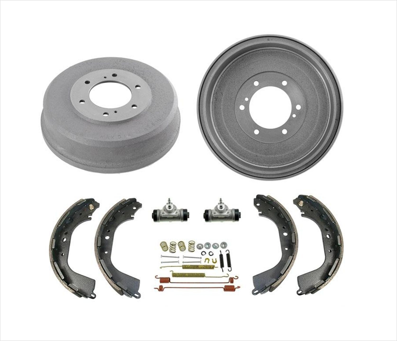 Complete Rear Brake Drum Kit For 00-04 Nissan Xterra 4WD – Drums, Shoes, Cylinders