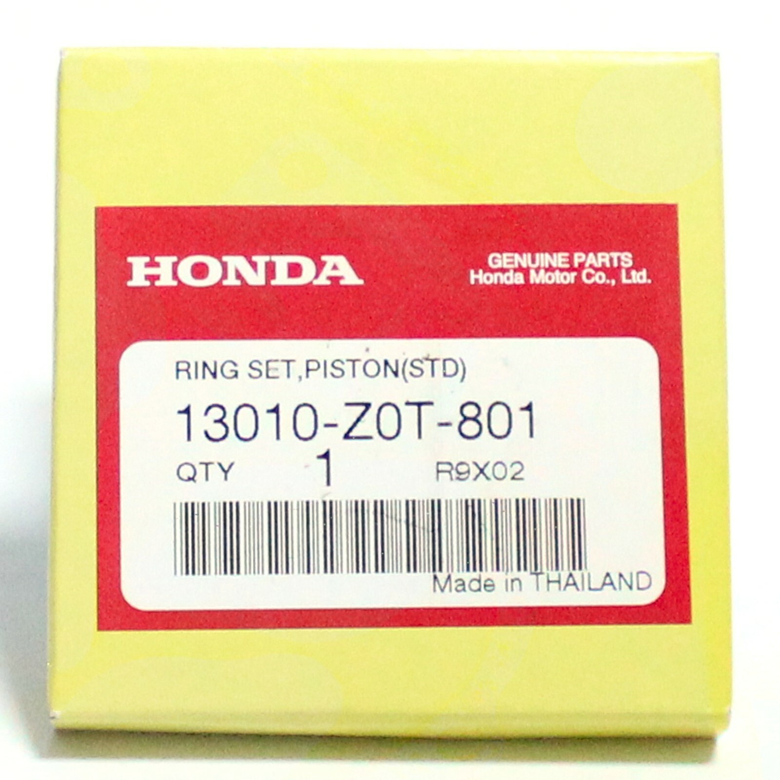 Genuine Honda GX160 & GX200 Standard Piston Ring Set 13010Z0T801 (1