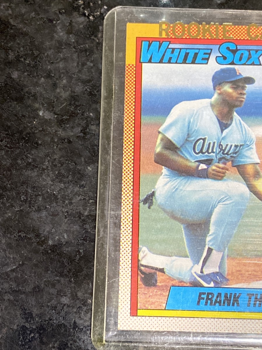 1990 Frank Thomas Multiple Error Rare Baseball RC Card White Sox