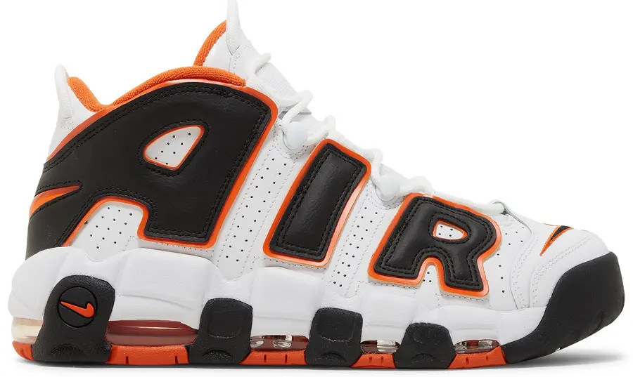 Кроссовки Nike Air More Uptempo 96 Starfish бело-черные FJ4416-100 Мужские 12