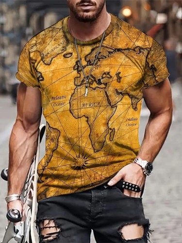 Visual Illusion 3D Print T Shirt Mens Designer Clothes Summer Women Casual Shirt - Picture 3 of 33