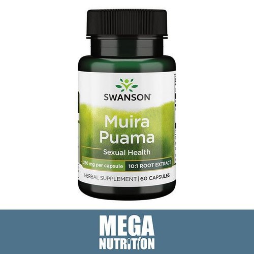 Muira Puama Capsules STRONG 10:1 Extract 60 Caps Libido Sex Drive Booster Male