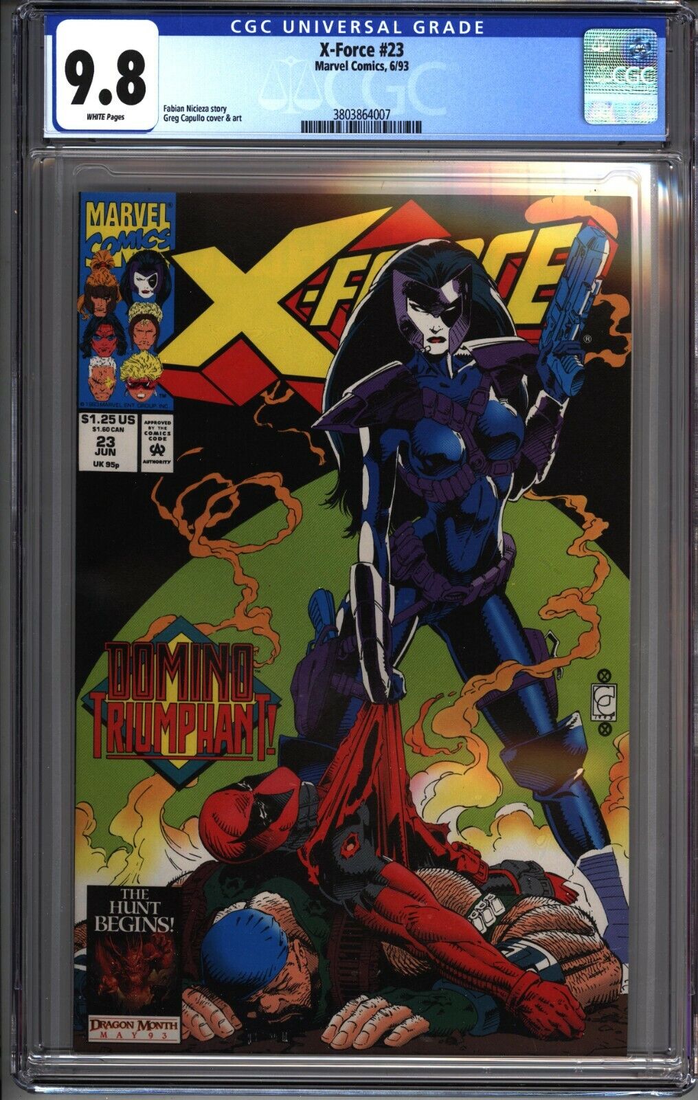 * X-FORCE #23 CGC 9.8 Deadpool Appearance & Cvr Capullo Art (3803864007) * Ranking Rakuten