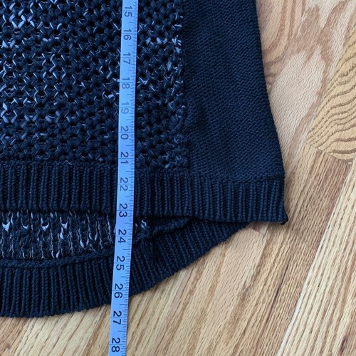 Curio New York Medium Sweater Women’s Black Cable knit LS - Bild 8 von 8