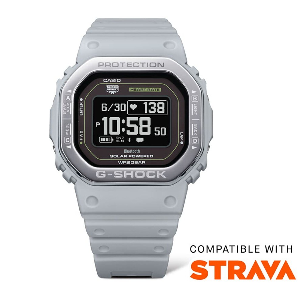 G-Shock DWH5600 G-Squad Bluetooth Gear Oximeter Gray Men's Watch -