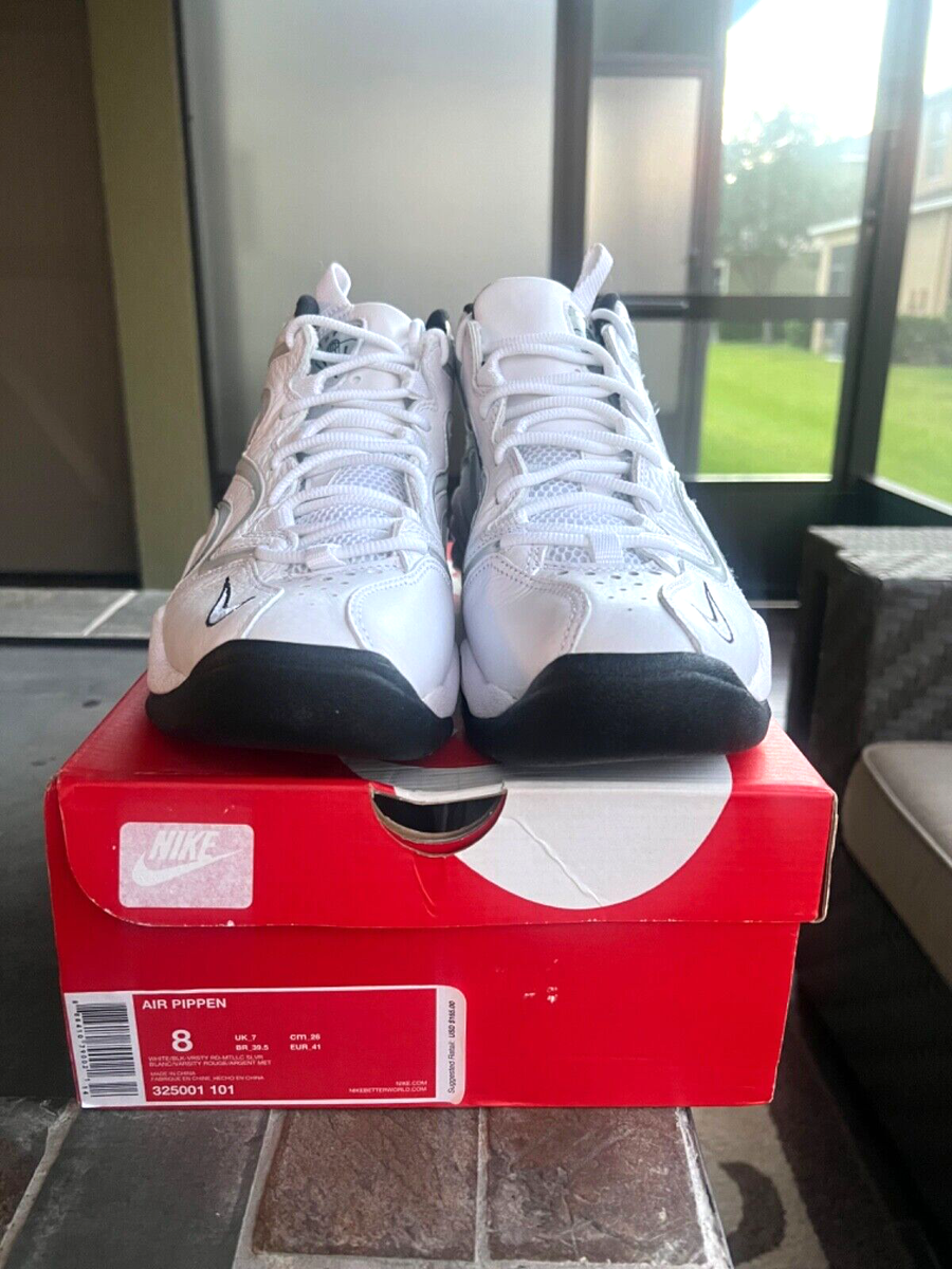 BNIB Nike Air Pippen White Black Dunks Jordan Zoom Flight SZ