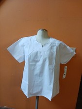 Medical Scrubs Women Fundamentals By White Swan Size 2XL White 2 Front Pockets