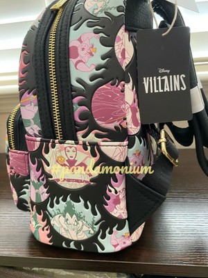 NEW WITH TAGS! Loungefly Disney VILLAINS PASTEL FLAMES  display picture 3