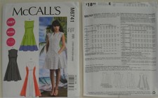 McCalls 6741 - Misses'/ Petite, Women's/ Petite Lined Dresses