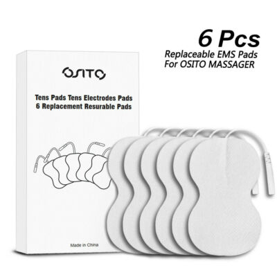 OSITO 6pcs Replacement Electrode TENS Pads Sheet for TENS Unit EMS TENS Massager