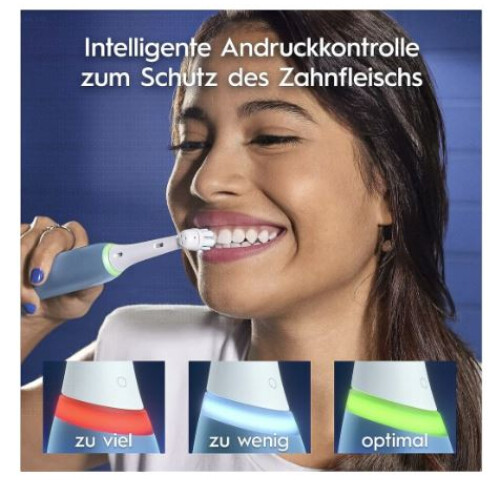 Oral-B Elektrische Zahnbürste My Way 10+ ocean blue, Teens, Andruckkontrolle - Bild 5 von 7