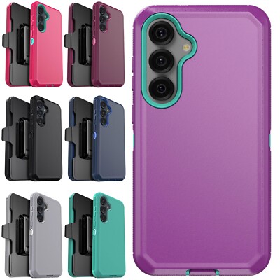 For Samsung Galaxy S25 Plus/S25+ 5G Case Hard Shockproof Cover Belt Clip Holder