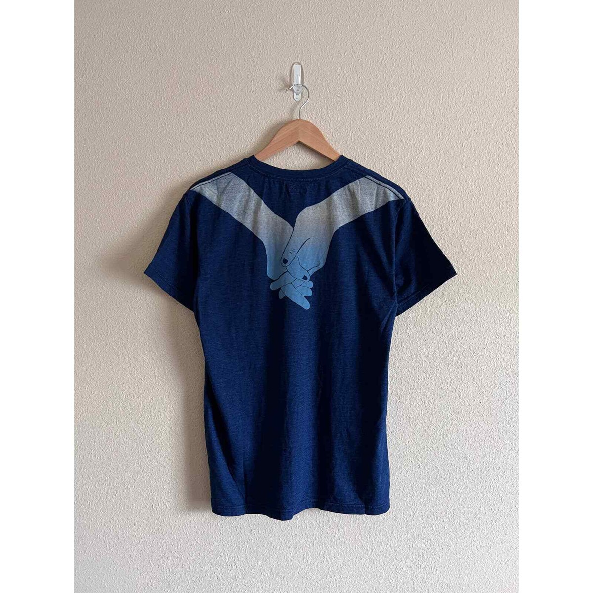 KAPITAL Blue hands ロンT Kapital Blue Hands IDG Jersey Tee - Size 3 - Navy Blue