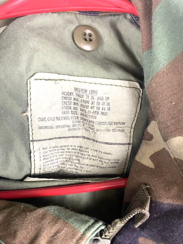 US Military Woodland Camo Field jacket (M/Long) & Pants (S/Long) READ - Picture 2 of 15
