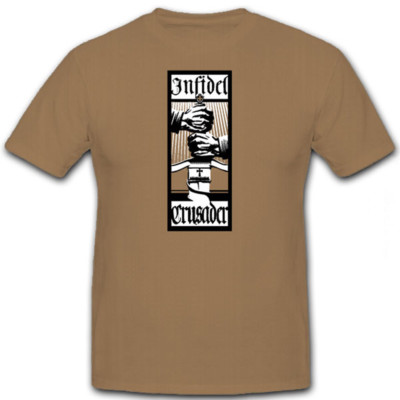 Infidel Crusader Sword 2- T Shirt #6547
