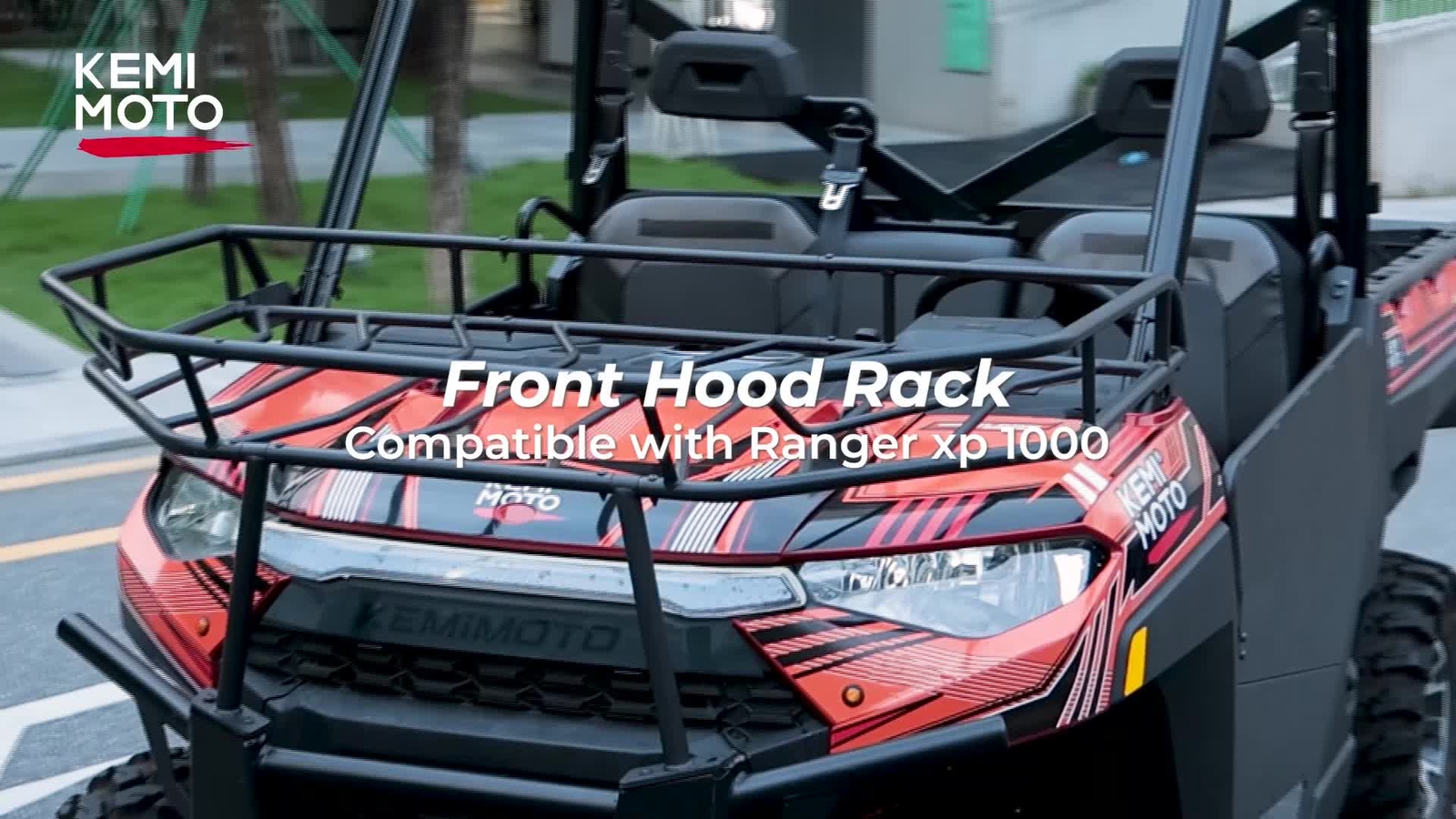 KEMIMOTO Front Storage Hood Rack For Polaris Ranger XP 1000/ Crew 2018 ...