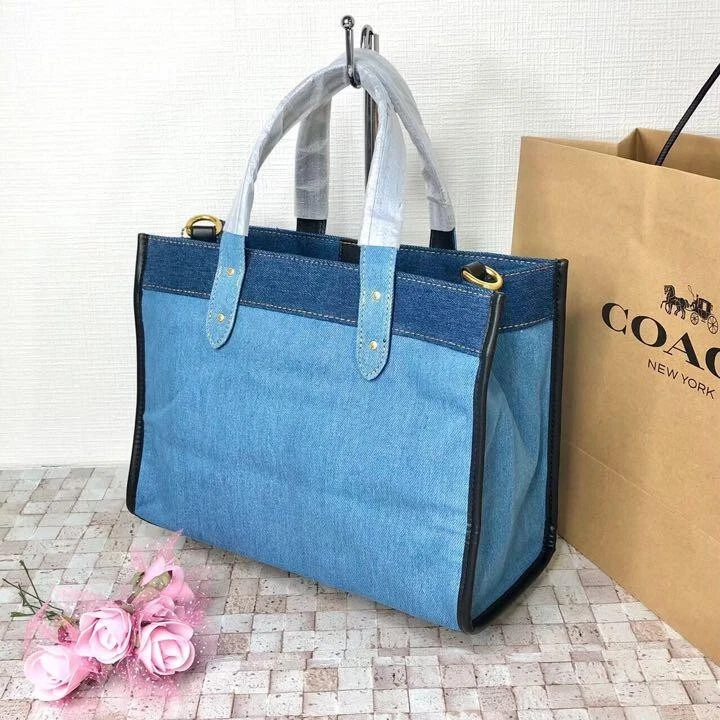 Tote Coach Navy in Denim - Jeans - 31627682