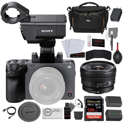 Sony FX30 Digital Cine Camera w/XLR Handle +Sony E 10-20mm f/4 Lens +Accessories