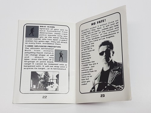 T2 The Arcade Game Sega Game Gear Original Authentic Manual Only - Picture 22 of 22