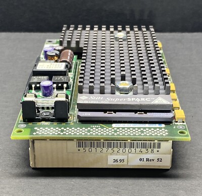 Sun 501-2752 SM61 SuperSPARC Module 60MHz 1MB Cache SPARC 10 SPARC 20 SS10 SS20