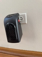 Handy Heater Wall Outlet Space Heater 400 watts Personal Heater  Easy Travel