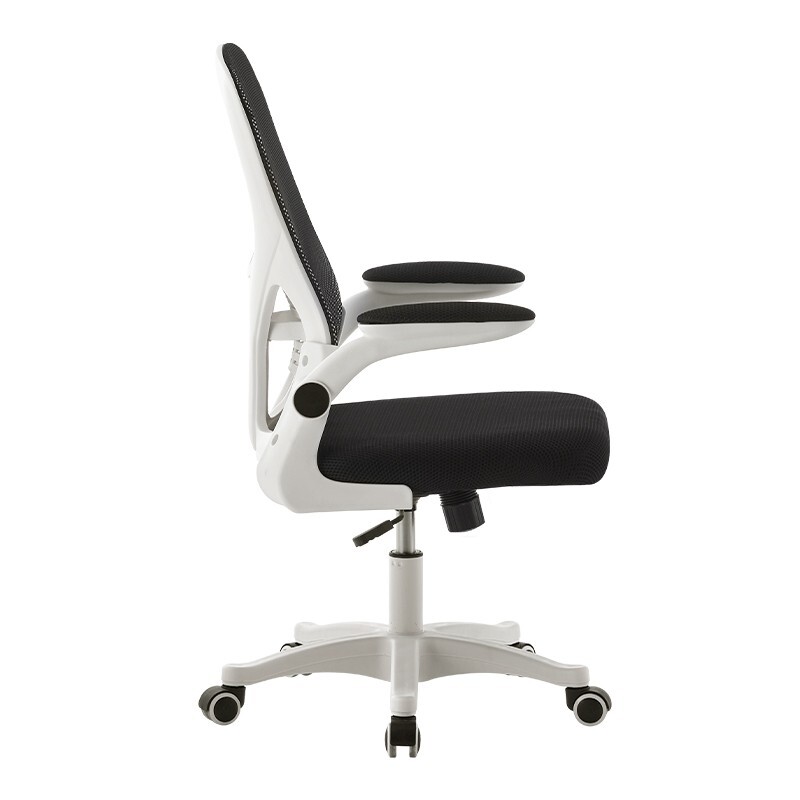 White Office Chair Computer Desk Chairs Back Mesh Ergonomic Swivel Gas