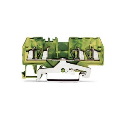5pcs   280-687 3-Conductor Ground Terminal   2,50 mm2 Green-Yellow New Kd #F12