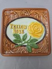 MWW Market TEXAS 4.5" Mini Plate Yellow Rose