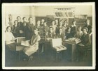 F0038; Grupa kobiet w pracy (Mercedes Universaltastatur). Stare duze oryginalne 