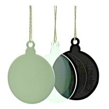 Christmas Tree Decoration Acrylic Plastic Bauble Craft Item For You To Customise