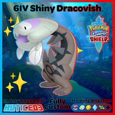 ✨ DRACOVISH ULTRA SHINY 6IV ✨ Pokemon SWORD and SHIELD Galar Fossil +MasterBall