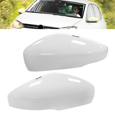 Spiegelgehäuse für VW UP! ab.2016 Spiegel Abdeckung Cover Gehäuse Weiß Glänzend