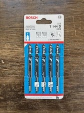 Bosch T-Shank Jigsaw Blades T144D 5-pack - Use with Wood - Qty 1