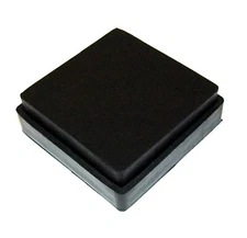 Rubber Bench Block With Rubber Base 4x4x1 Inch   