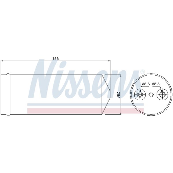 Nissens Trockner Klimaanlage Aluminium Passend FüR Opel Meriva 95437-image