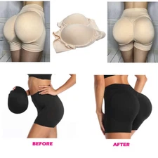 US Hip Pad Panties Sponge Pad with Pants Butt Pads Bum Butt Hip Up Enhancer 2PS