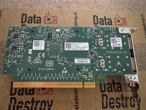 Dell 0V5DG9 V5DG9 CX512F Connectx-5 Mellanox Dual Port 25GbE SFP28 LP card - Afbeelding 2 van 2