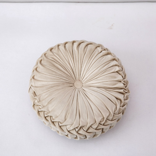 Throw Pillow for Couch Decorative Wheel Round Velvet Cushion for Sofa Bed Chair - Bild 14 von 35