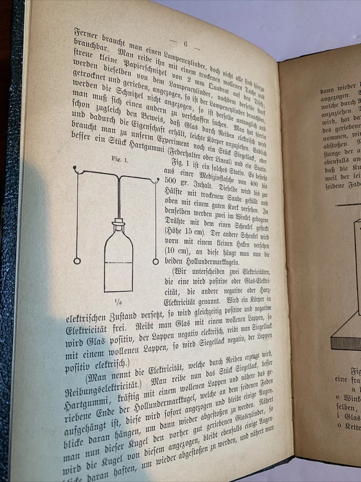 Gottfried Lostau - Anleitung - Elektrilchen Apparaten 1881 Rare - Image 3 of 4