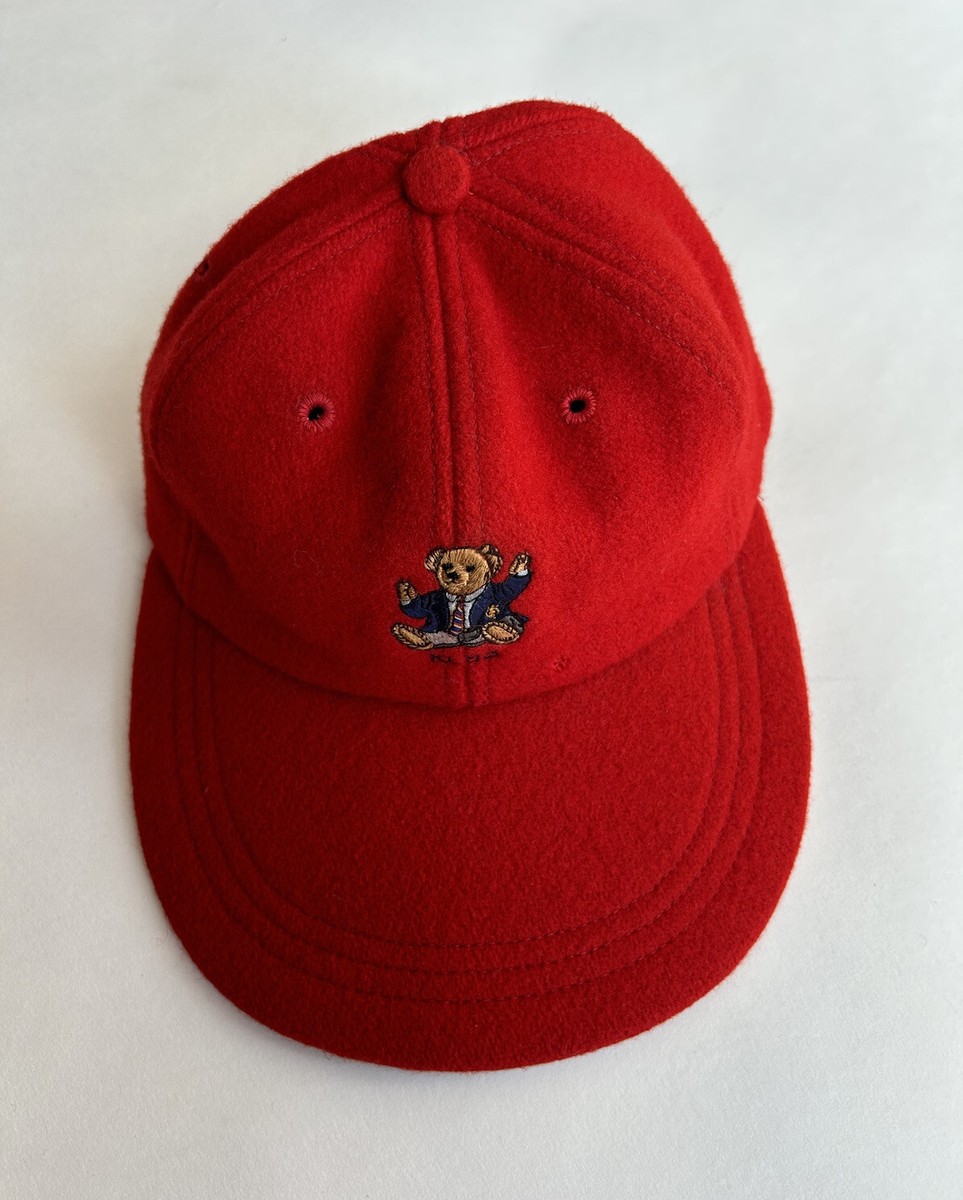 Vintage 90s Polo Bear Sit Down Hat Fleece Rl Cap 90s Polo | eBay