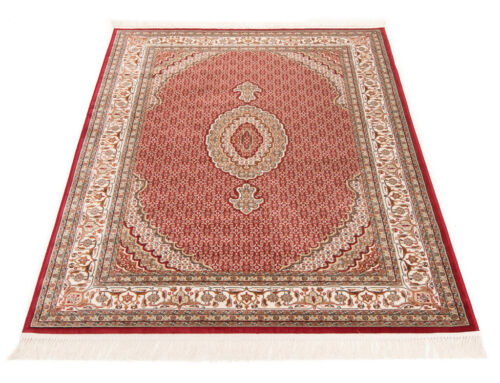 Tabriz Medallón Machine Woven Rug Persian Various Sizes - Rug, Carpet, Red - Picture 4 of 35