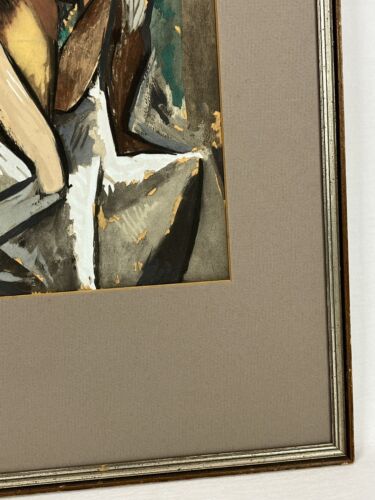 Vintage 1962 Nu Assis Nude Woman Color Lithograph after Pablo Picasso Cubist - Picture 5 of 24
