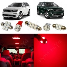12x Red Led Interior Lights Package Kit For 2011-2016 Jeep Grand Cherokee Jg1r