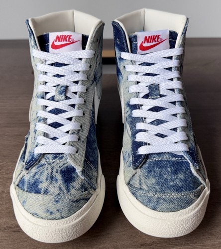 Nike Blazer Mid 77 Denim White Sail Blue Shoes DV2182-900 Womens Size 6.5 - Picture 6 of 10