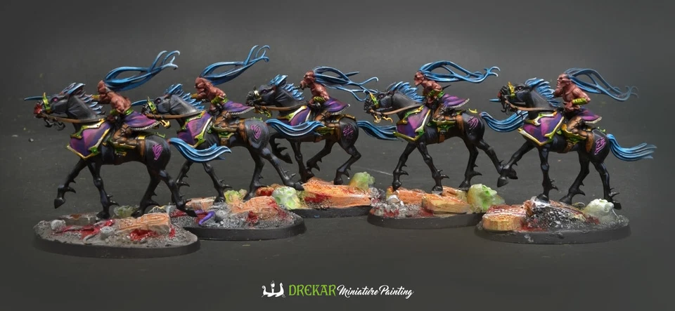 Doomfire Warlocks Daughters Khaine - age of sigmar ** COMMISSION ** Gemälde - Bild 2 von 4